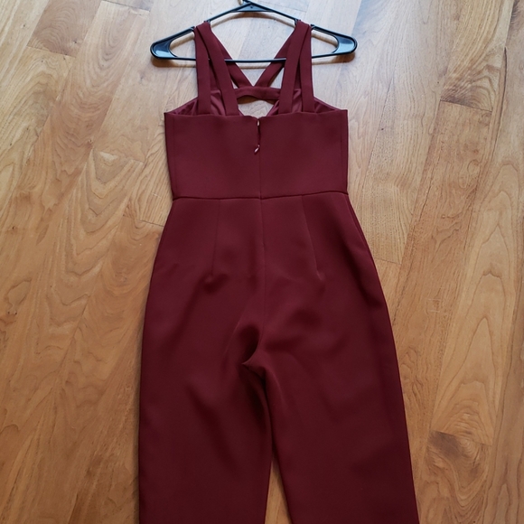 Maroon Express Jumpsuit - Picture 3 of 4